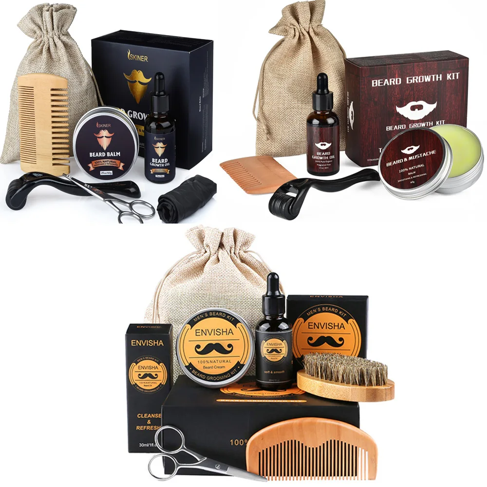 Hair Care Frizzy Hair - Beard Growth Kit For Men Barbe