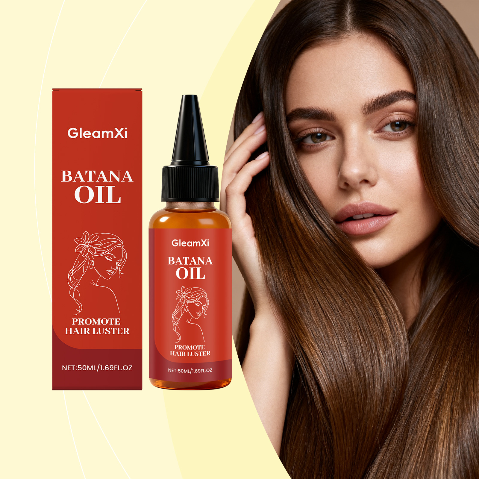 Split End Repair Serum - Batana Hair Essential Oil Anti Loss