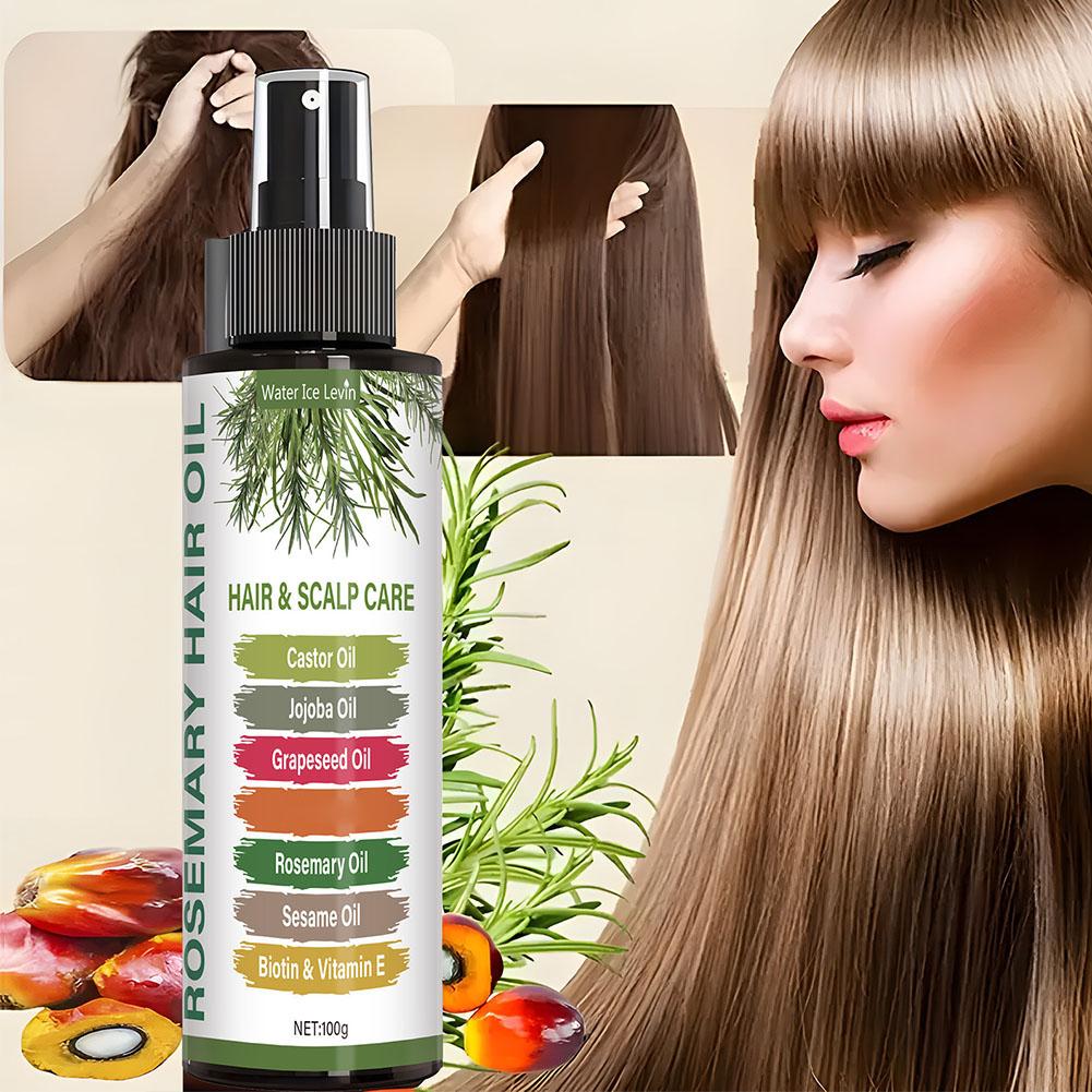 Hair Growth Serum Oil - 100g Rosemary Oil Scalp Intensive Essence