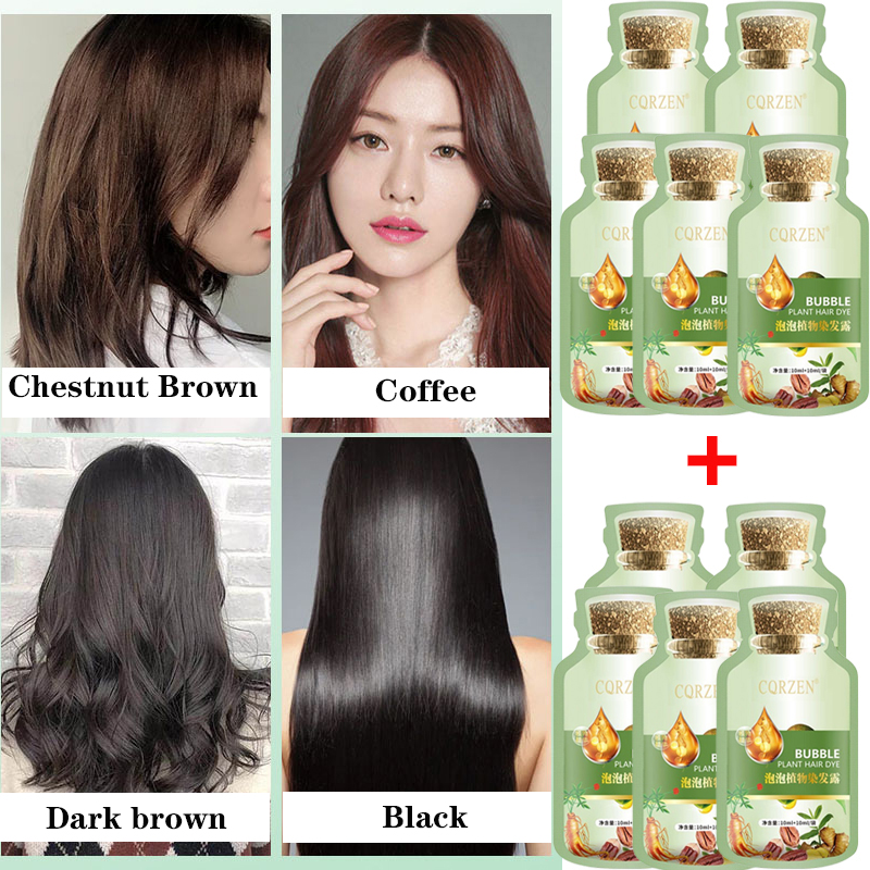 Hair Care Natural Ingredients - Pure Natural Herbal Hair Dye Shampoo