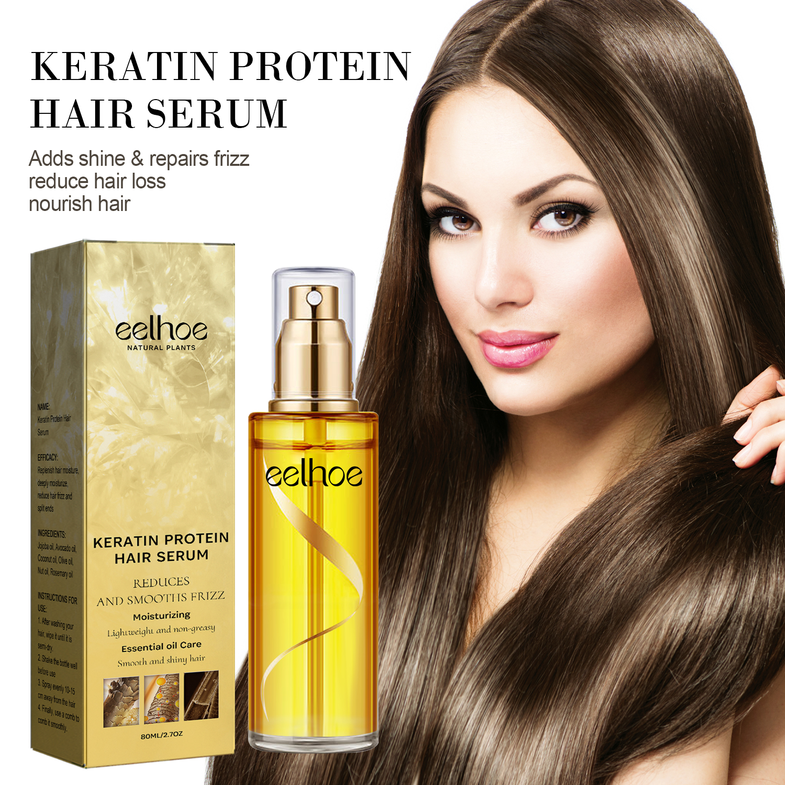 Keratin Hair Growth Care Essen - Split End Repair Serum recension och pris