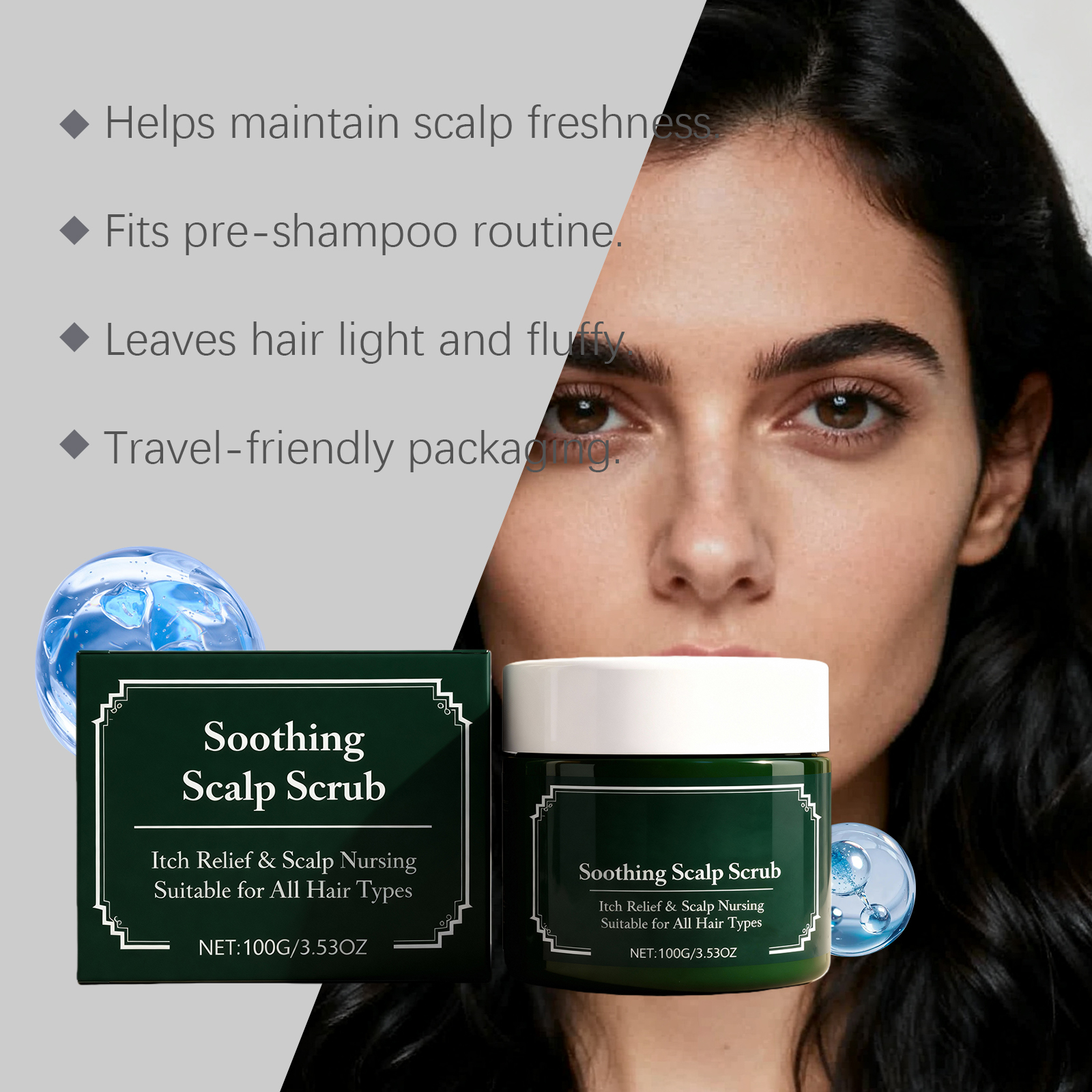 AHA Scalp Purifying Scrub Avoc - Scalp Scrub Exfoliant recension och pris