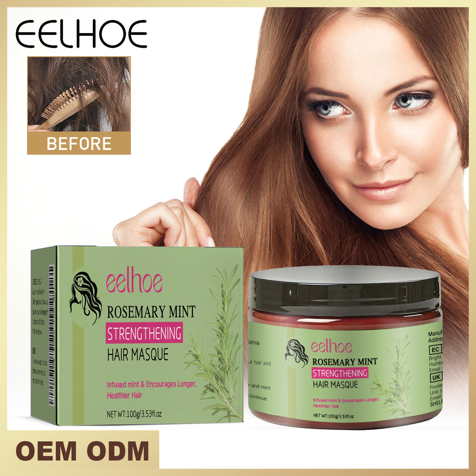 EELHOE Rosemary Hair Mask Repa - Hair Care Garnier recension och pris