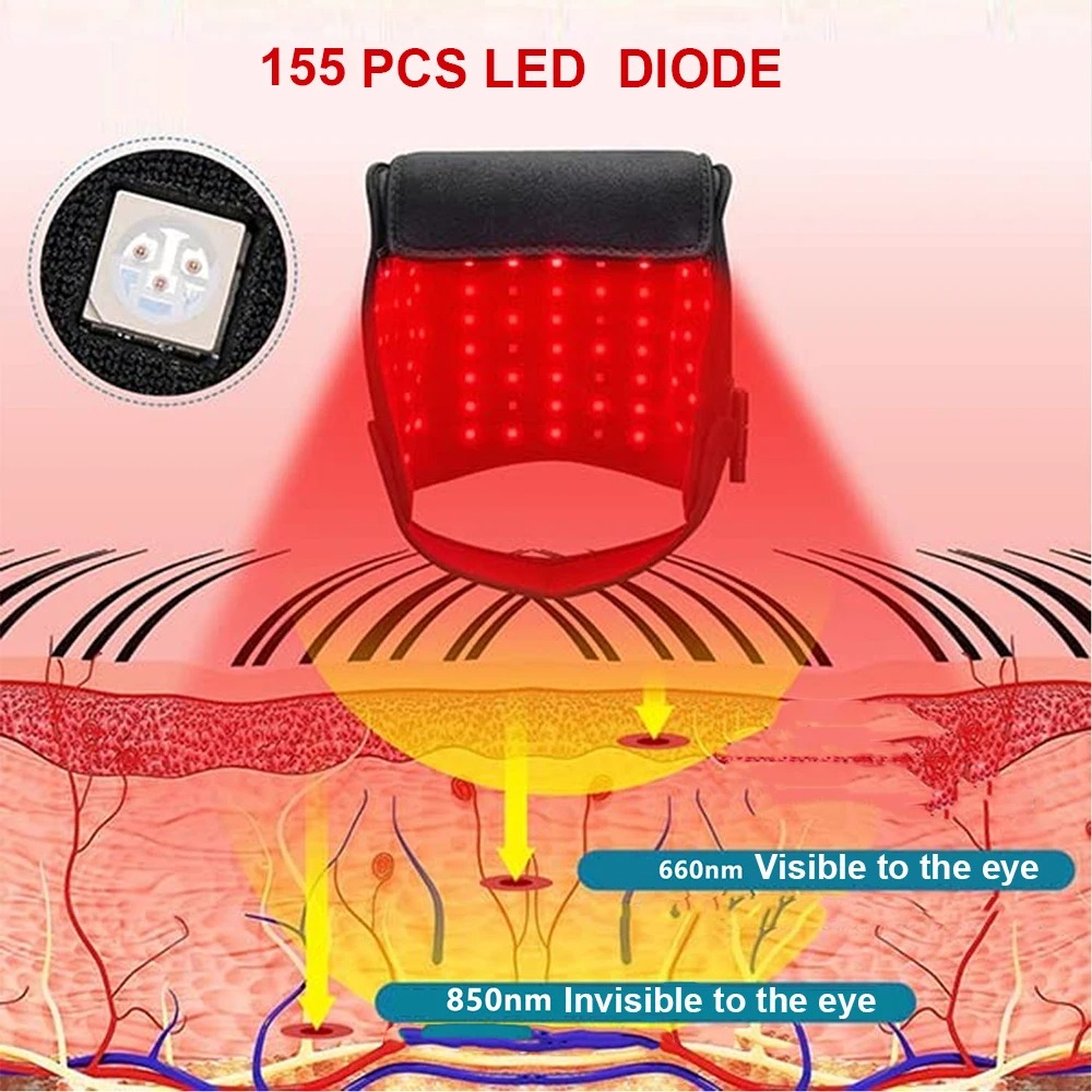 LED Red Light Therapy Hat For  - Hair Care Vegan recension och pris