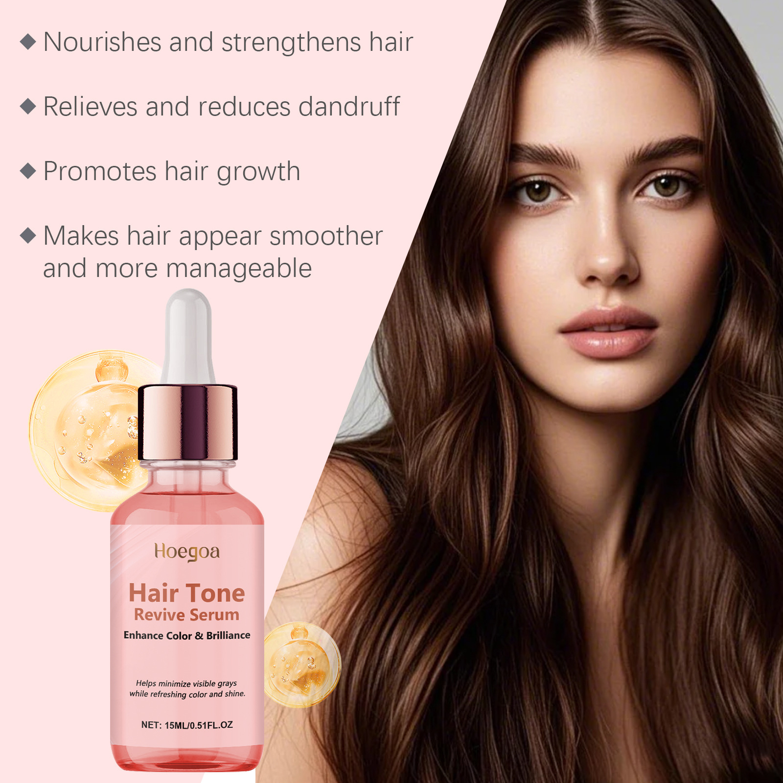 Shiny Hair Oil Deep Moisturizi - Split End Repair Serum recension och pris