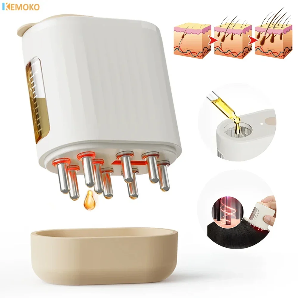 Microcurrent Electric Head Sca - Hair Growth Serum Oil recension och pris