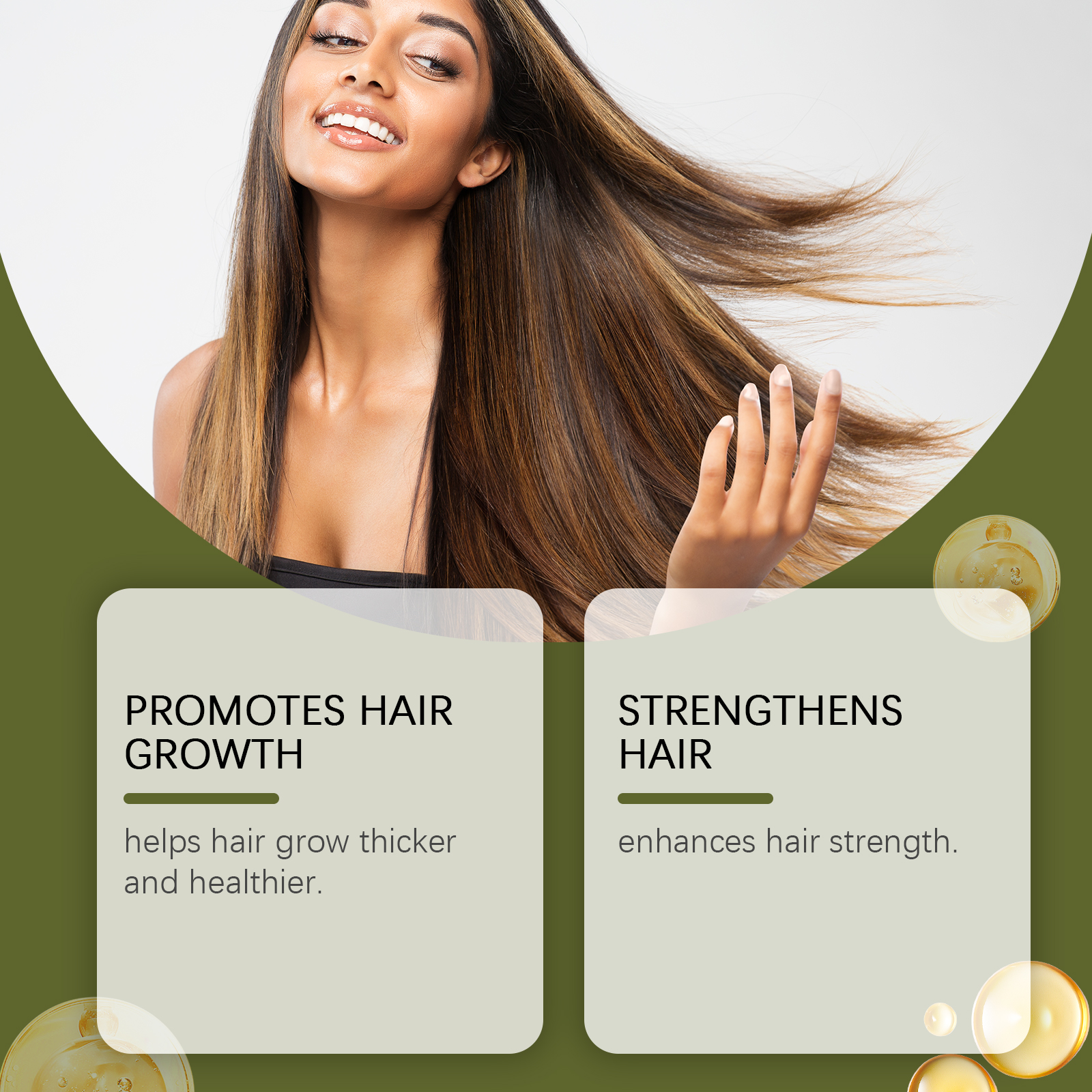 Hair Growth Nourishing Oil Imp - Hair Care Frizzy Hair recension och pris