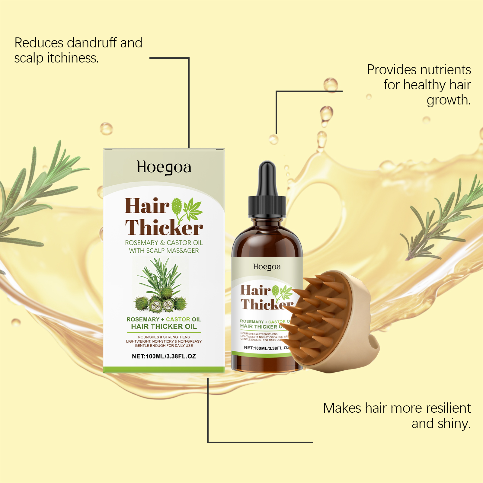 Rosemary Castor Oil Hair Care  - Split End Repair Serum recension och pris