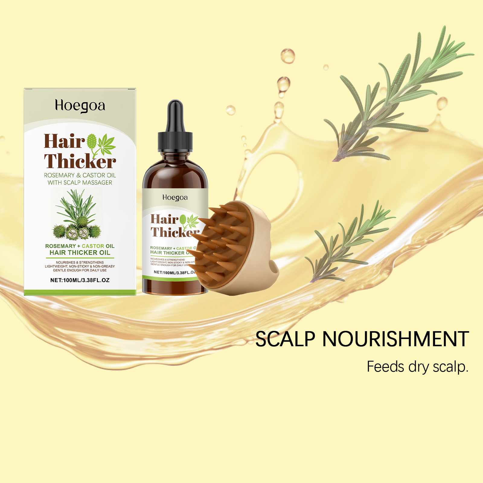 Rosemary Castor Oil Hair Care  - Split End Repair Serum recension och pris