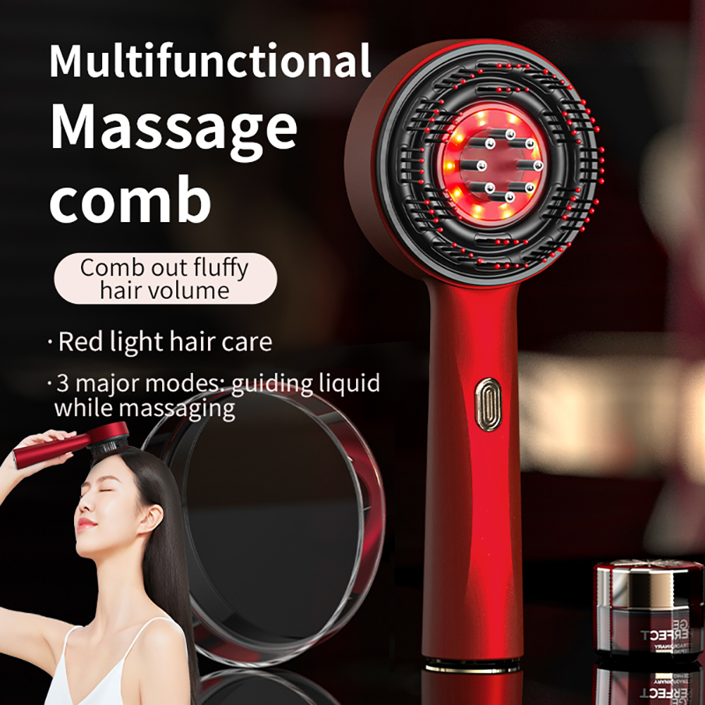 Electric Massage Comb Vibratio - Hair Growth Serum Oil recension och pris