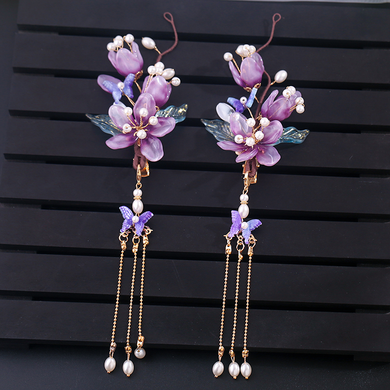 Chinese Glazed Flower Hairpin  - Hair Care Japanese recension och pris