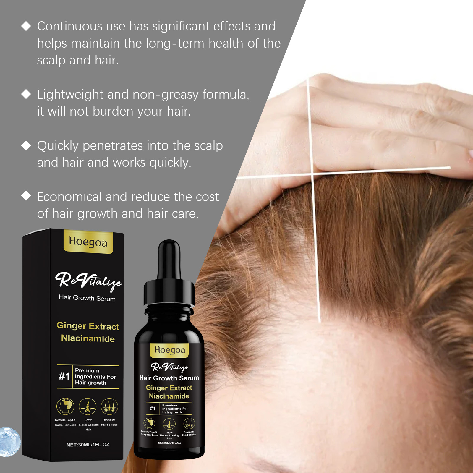 30ml Hair Care Essential Oil T - Hair Growth Serum Oil recension och pris