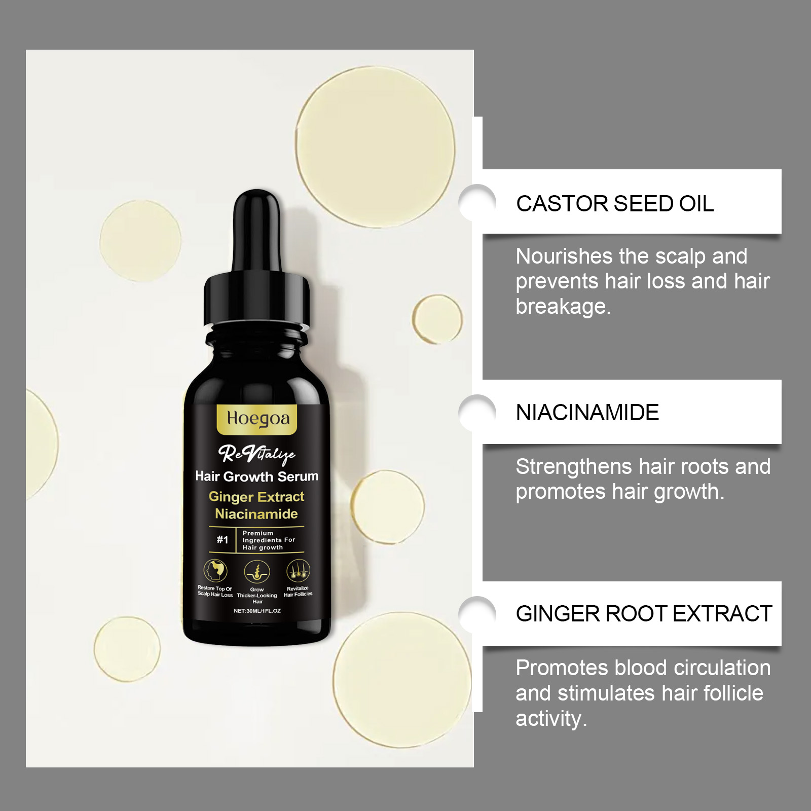 30ml Hair Care Essential Oil T - Hair Growth Serum Oil recension och pris