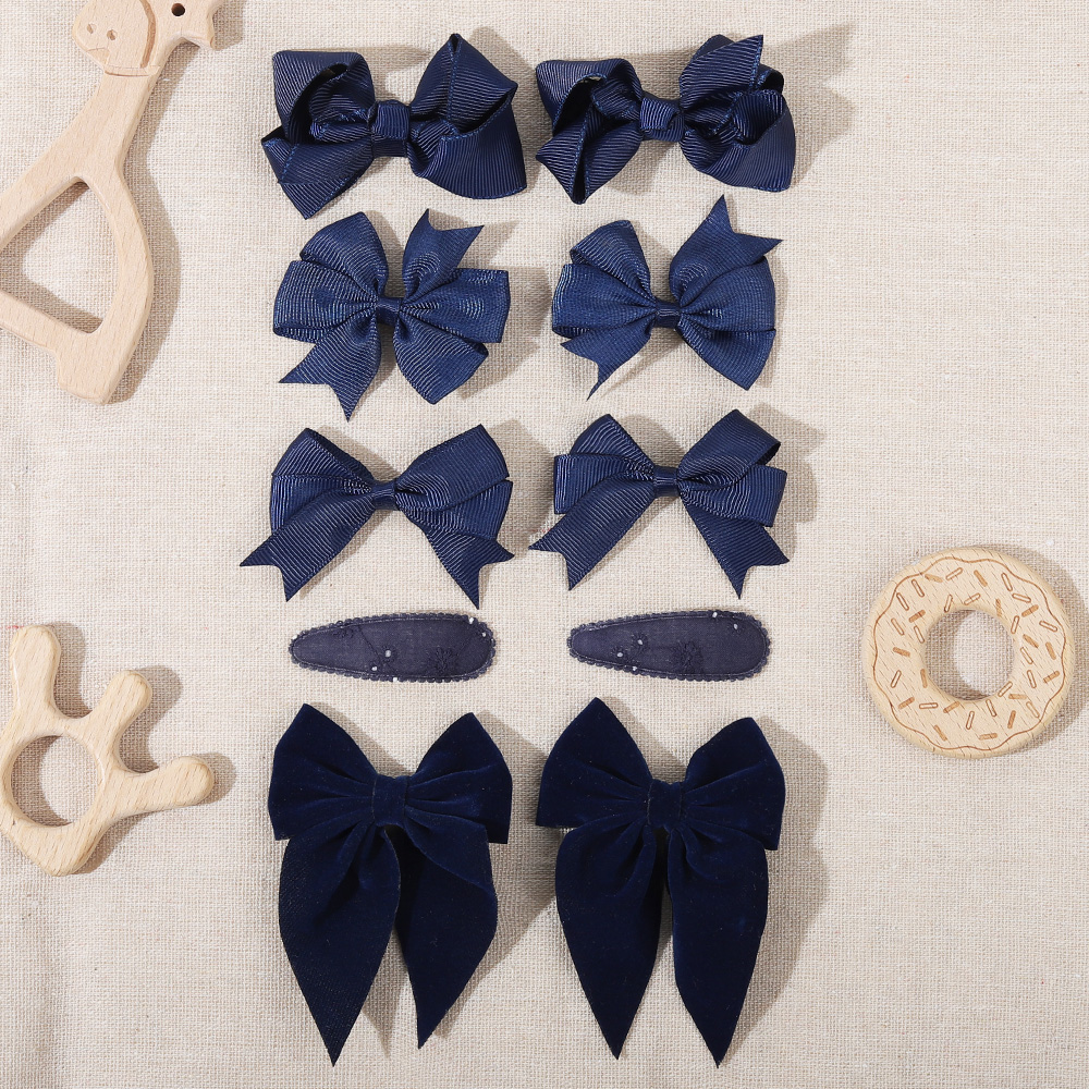 10Pcs/set Bows Hair Clip Set f - Hair Care Gift Set recension och pris