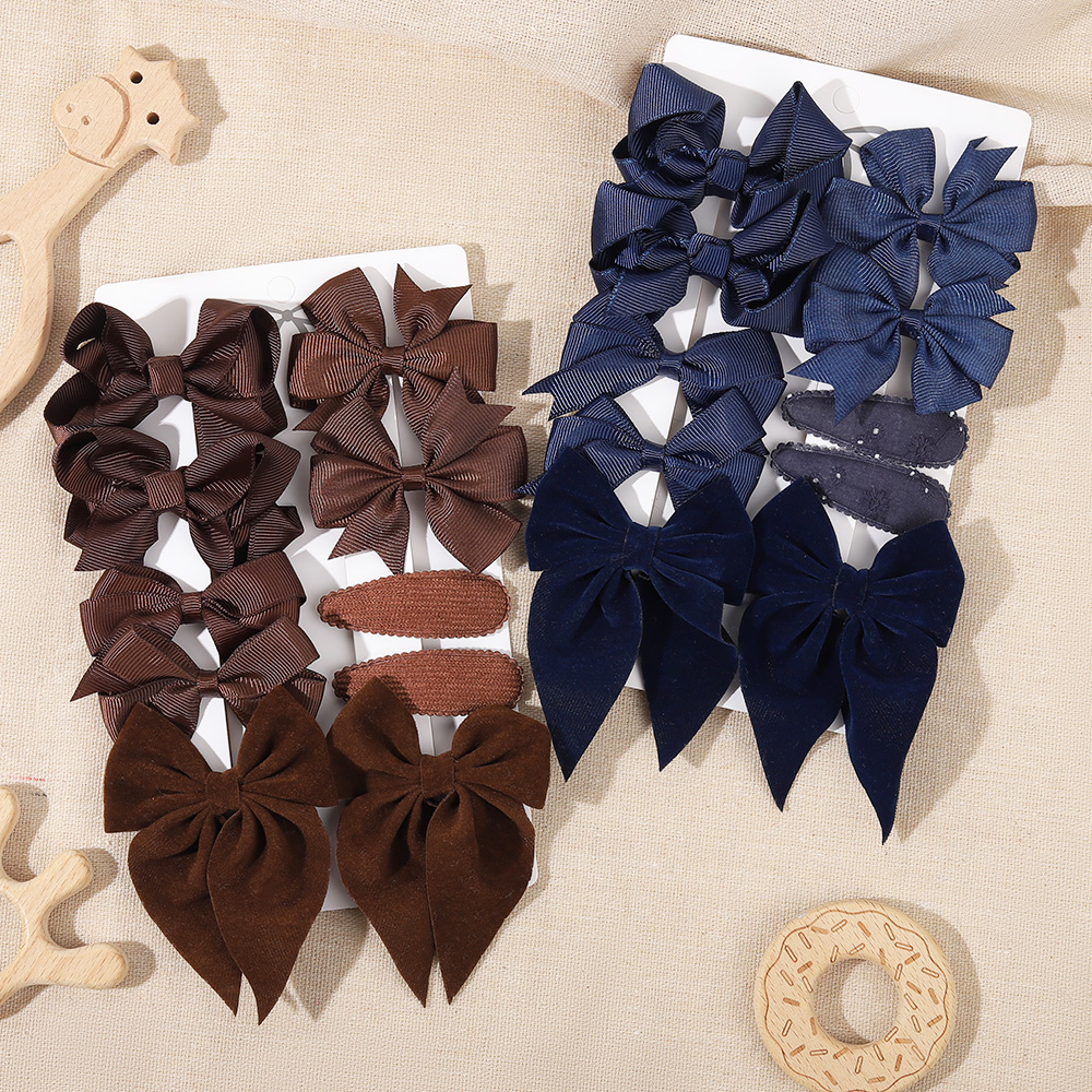 10Pcs/set Bows Hair Clip Set f - Hair Care Gift Set recension och pris