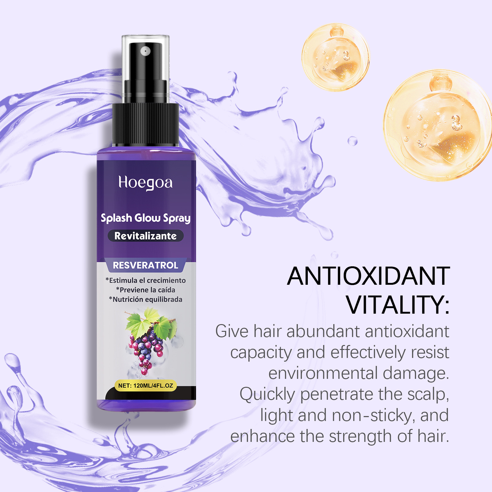 Hoegoa Vitamin Hair Growth Ser - Hair Growth Serum Oil recension och pris