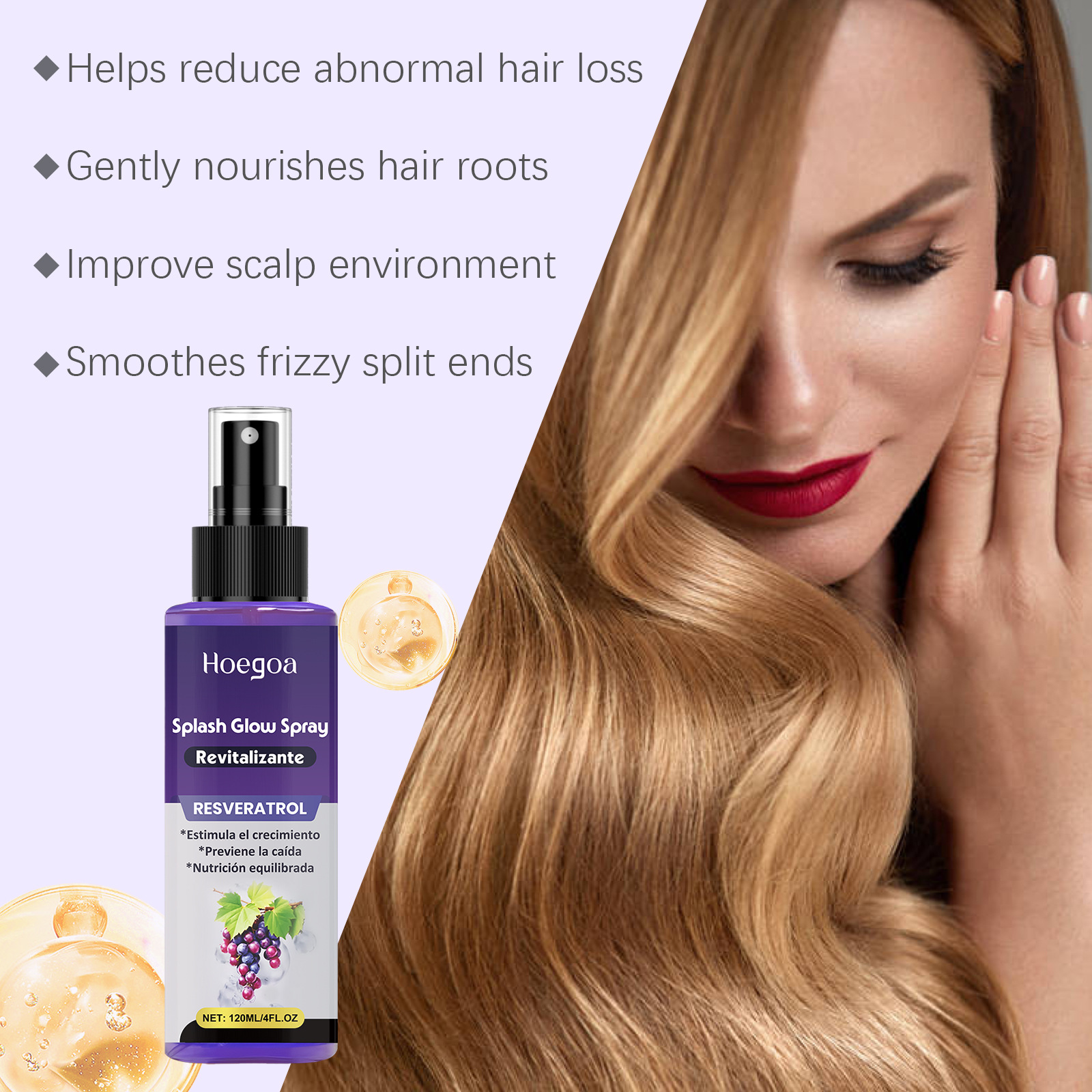 Hoegoa Vitamin Hair Growth Ser - Hair Growth Serum Oil recension och pris