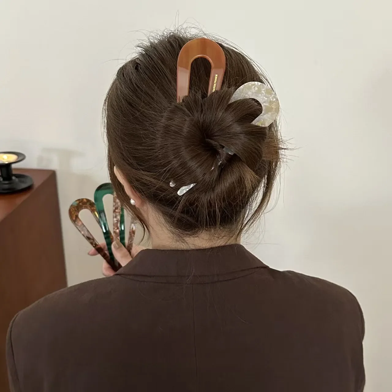 1 piece U-shaped hairpin and h - Hair Care Japanese recension och pris