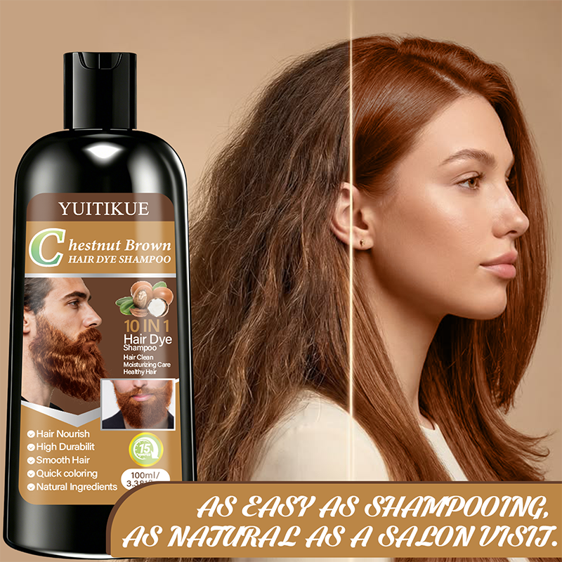 YUITIKUE Chestnut Brown Hair D - Hair Care Natural Ingredients recension och pris