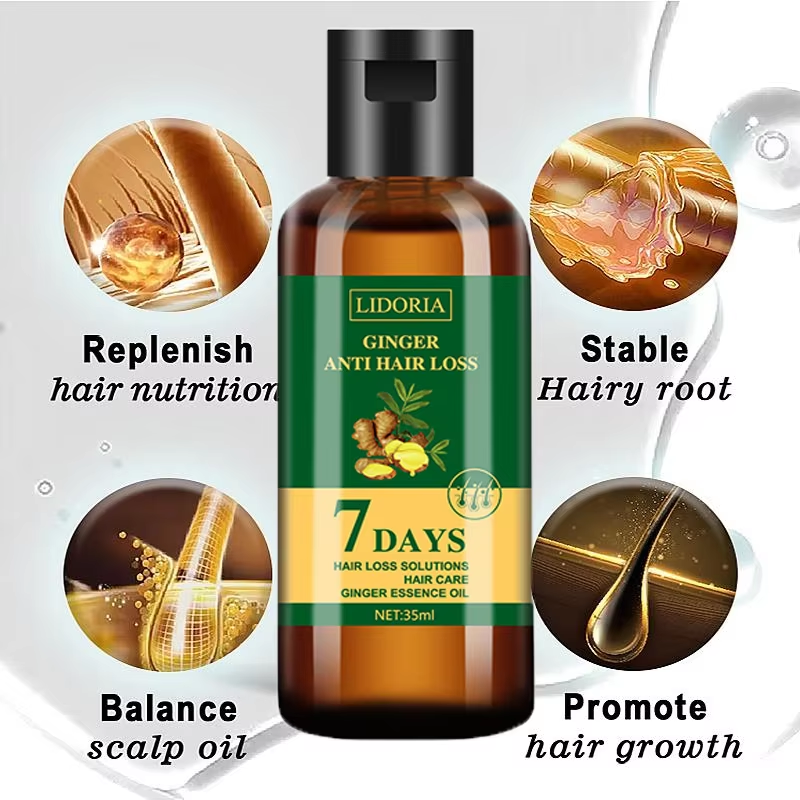 Ginger Hair Growth Essential O - Hair Care Essential Oil Atomizing recension och pris