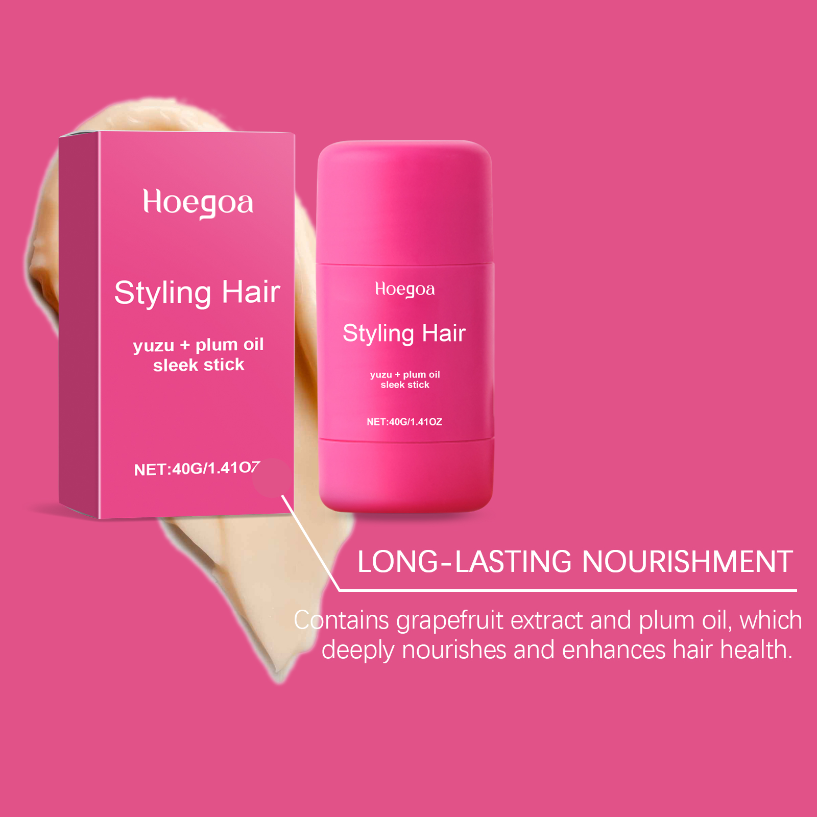Hair Care Wax Flyaways & Frizz - Hair Care Natural Ingredients recension och pris