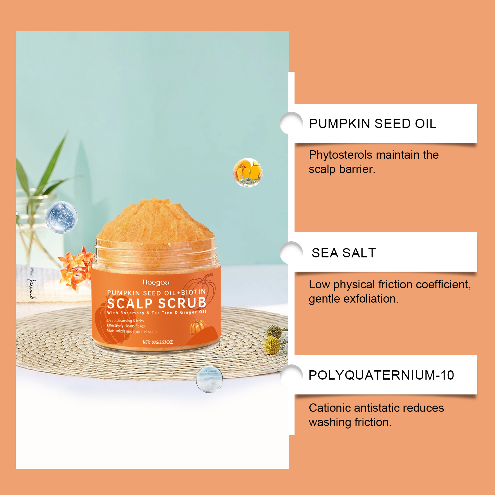 Hoegoa  Scalp Nourishing Scrub - Scalp Scrub Exfoliant recension och pris
