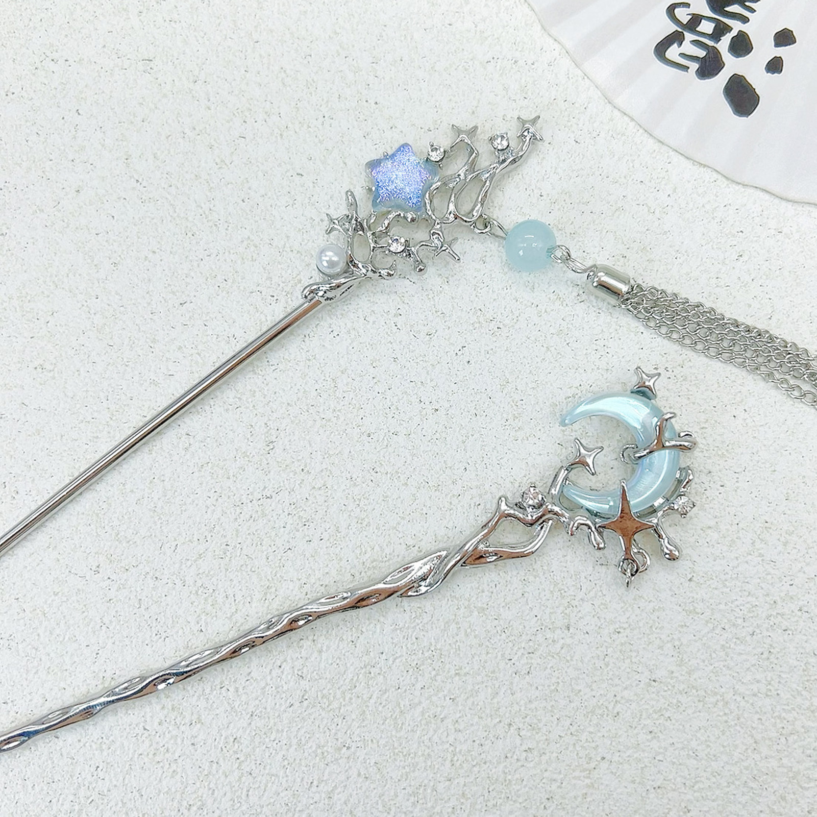 Moon Star Hairpins for Women B - Hair Care Japanese recension och pris