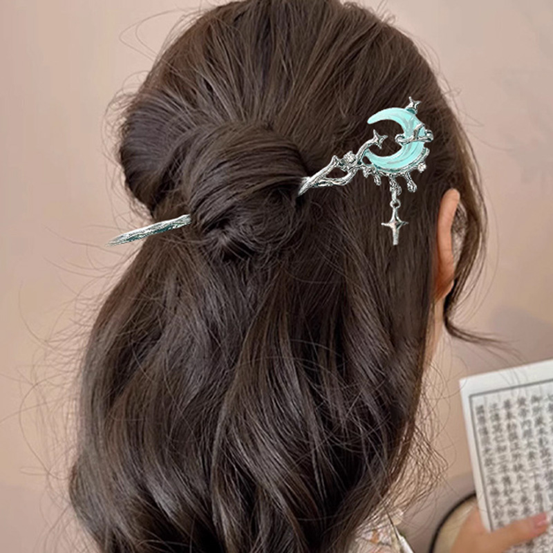 Moon Star Hairpins for Women B - Hair Care Japanese recension och pris