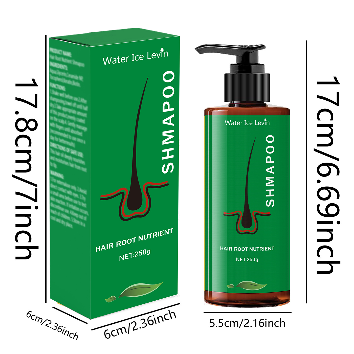 Root Nutritional Shampoo 250g, - Hair Care Natural Ingredients recension och pris