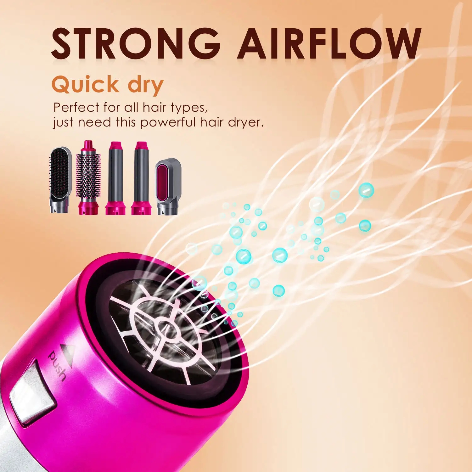 Hair Dryer 5-In-1 Electric Hai - Hair Care Japanese recension och pris