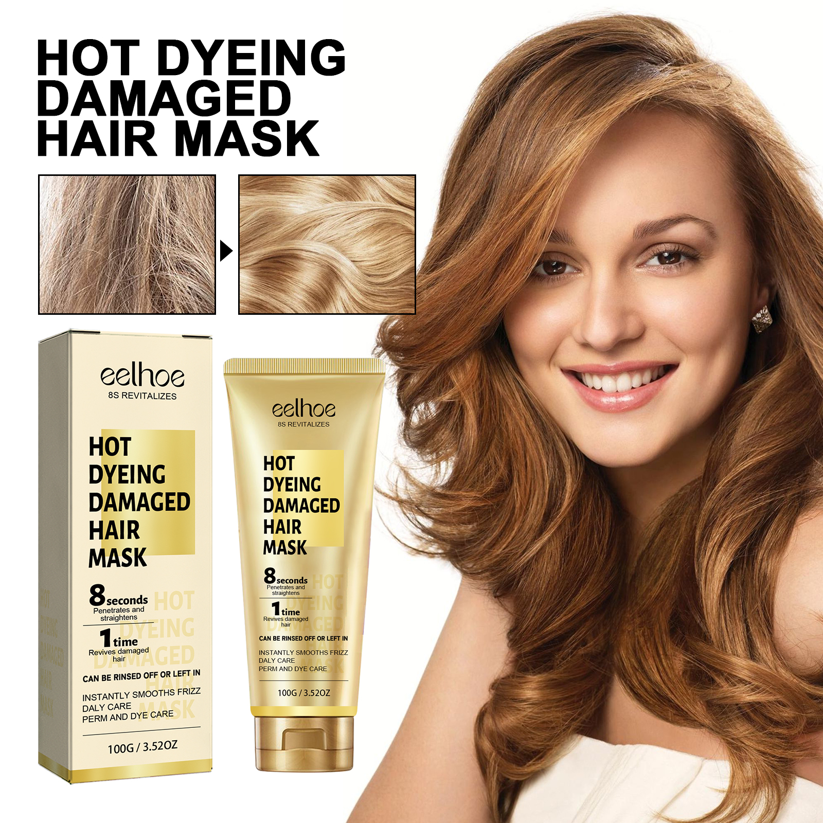 Keratin Hair Care Cream 8 Seco - Hair Care Garnier recension och pris