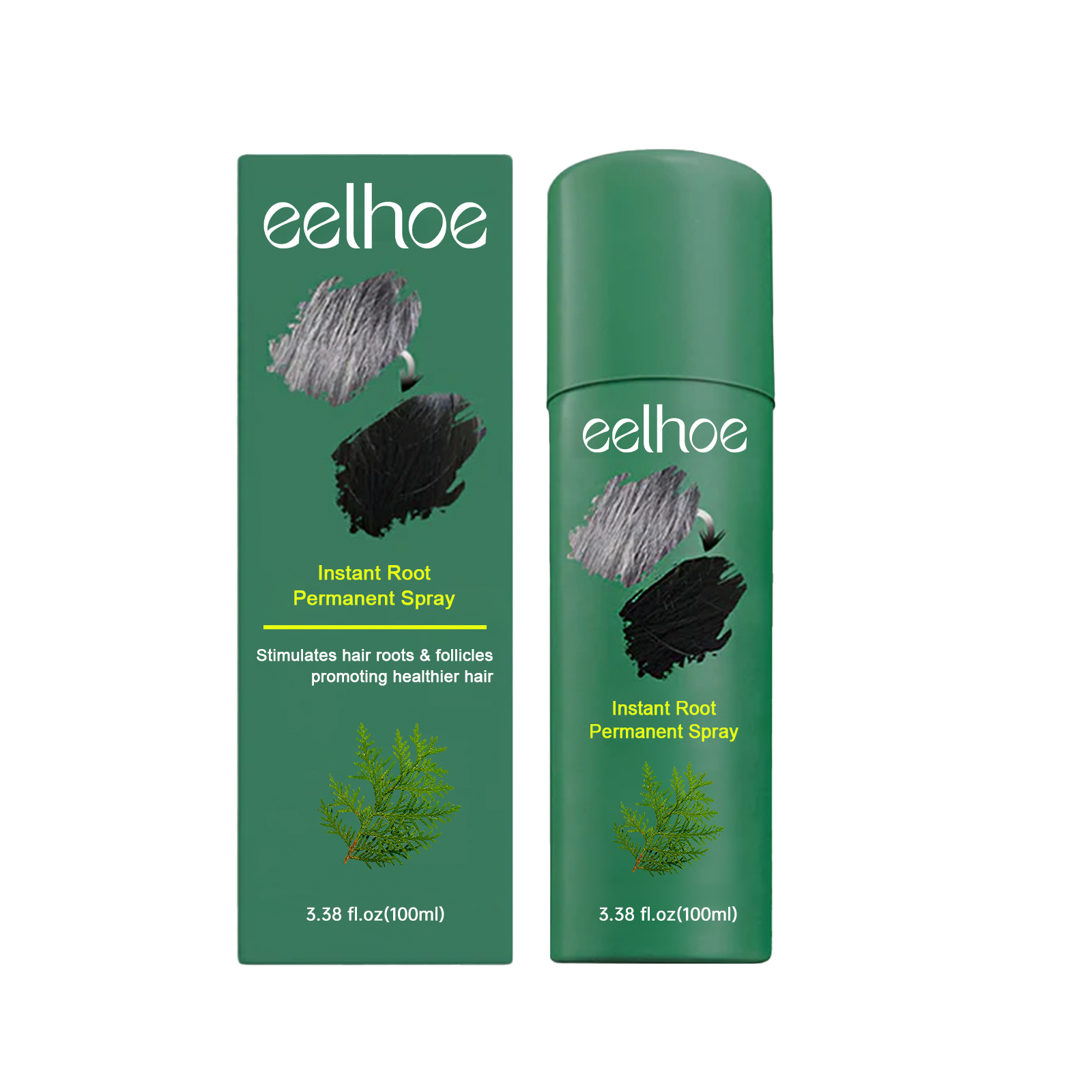 Eelhoe Black Hair Spray Promot - Hair Care Natural Ingredients recension och pris