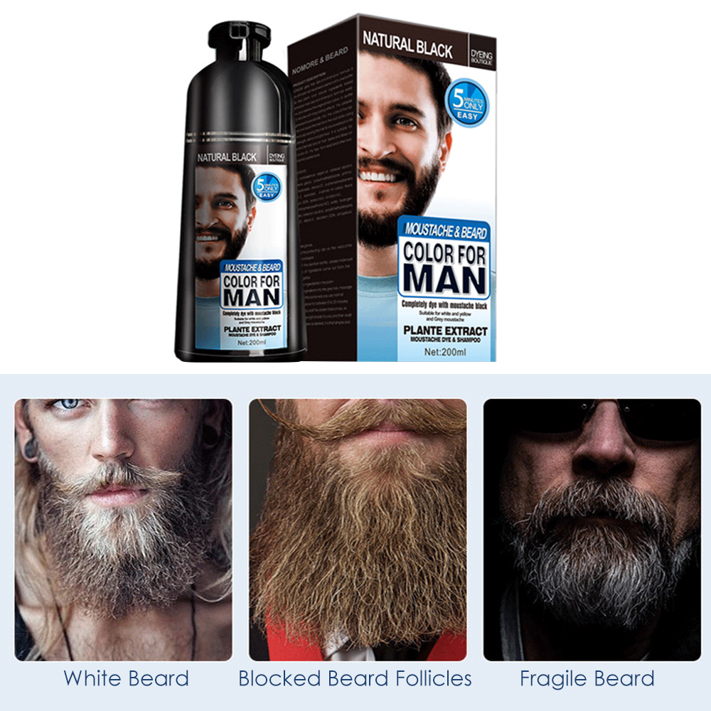 200ML Permanent Beard Dye Sham - Hair Care Garnier recension och pris