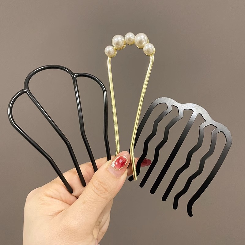 Metal U-Shaped Hair Fork Combs - Hair Care Japanese recension och pris