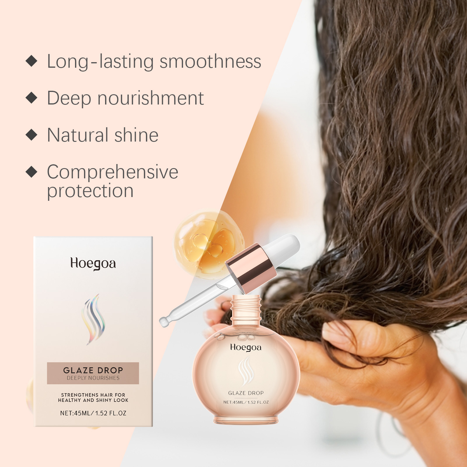 Hoegoa 45ml Hair Care Serum Oi - Split End Repair Serum recension och pris