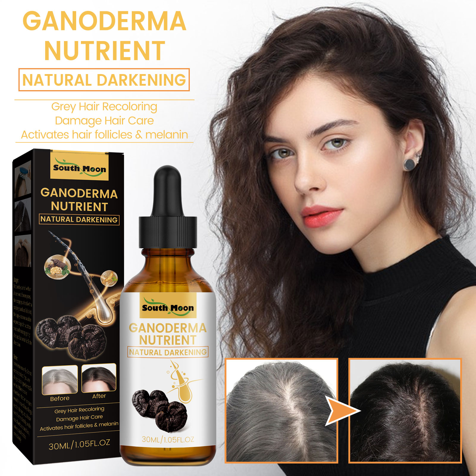 Reying Hair, Hair Darkening ,  - Hair Care Garnier recension och pris
