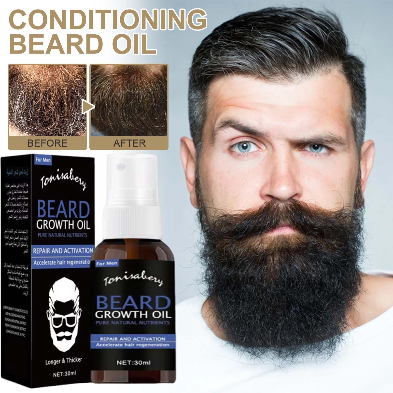 Beard Growth Oil Beard Wax Bal - Hair Care Vegan recension och pris