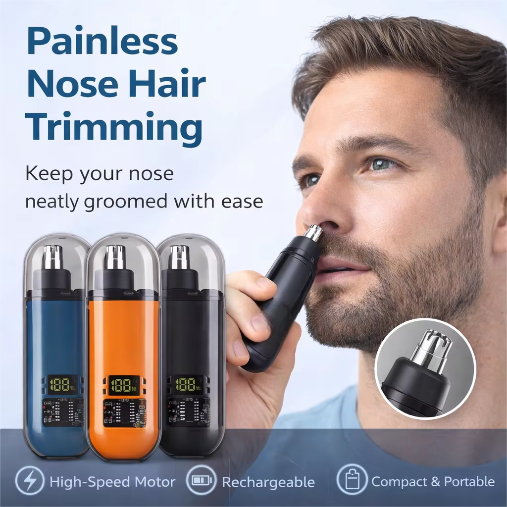 Electric Nose Hair Trimmer Cli - Hair Care Barber recension och pris