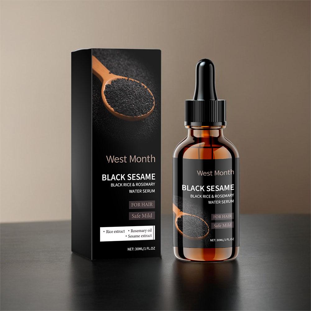 1/3PCS Black Sesame Hair Stren - Split End Repair Serum recension och pris