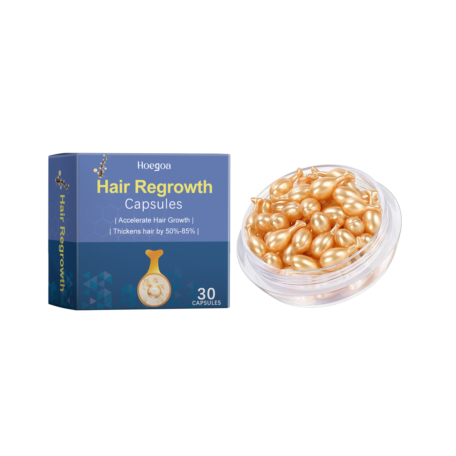 Hair Regrowth Capsules Thicken - Hair Care Natural Ingredients recension och pris