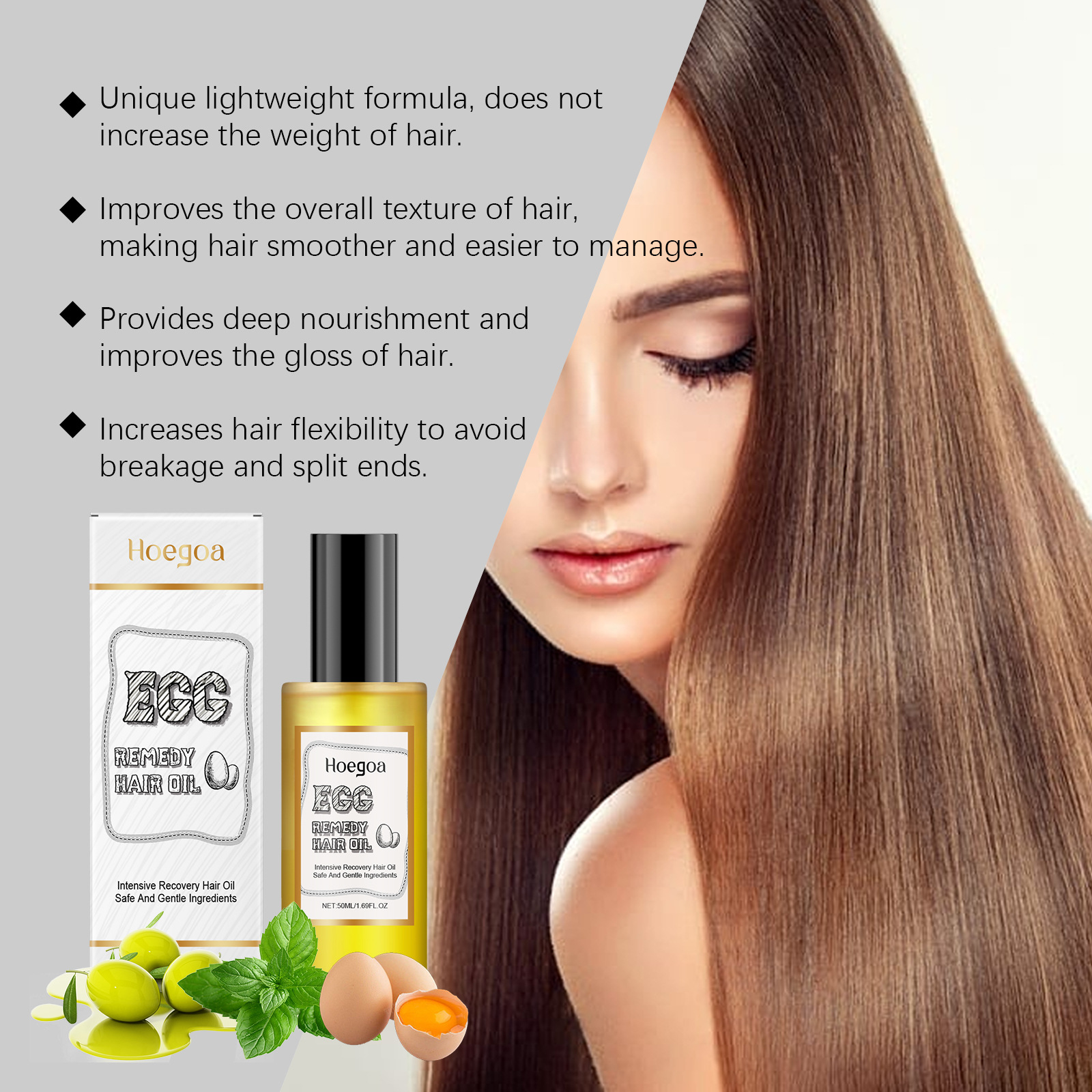 Egg Remedy Hair Oil Restore So - Hair Care Frizzy Hair recension och pris