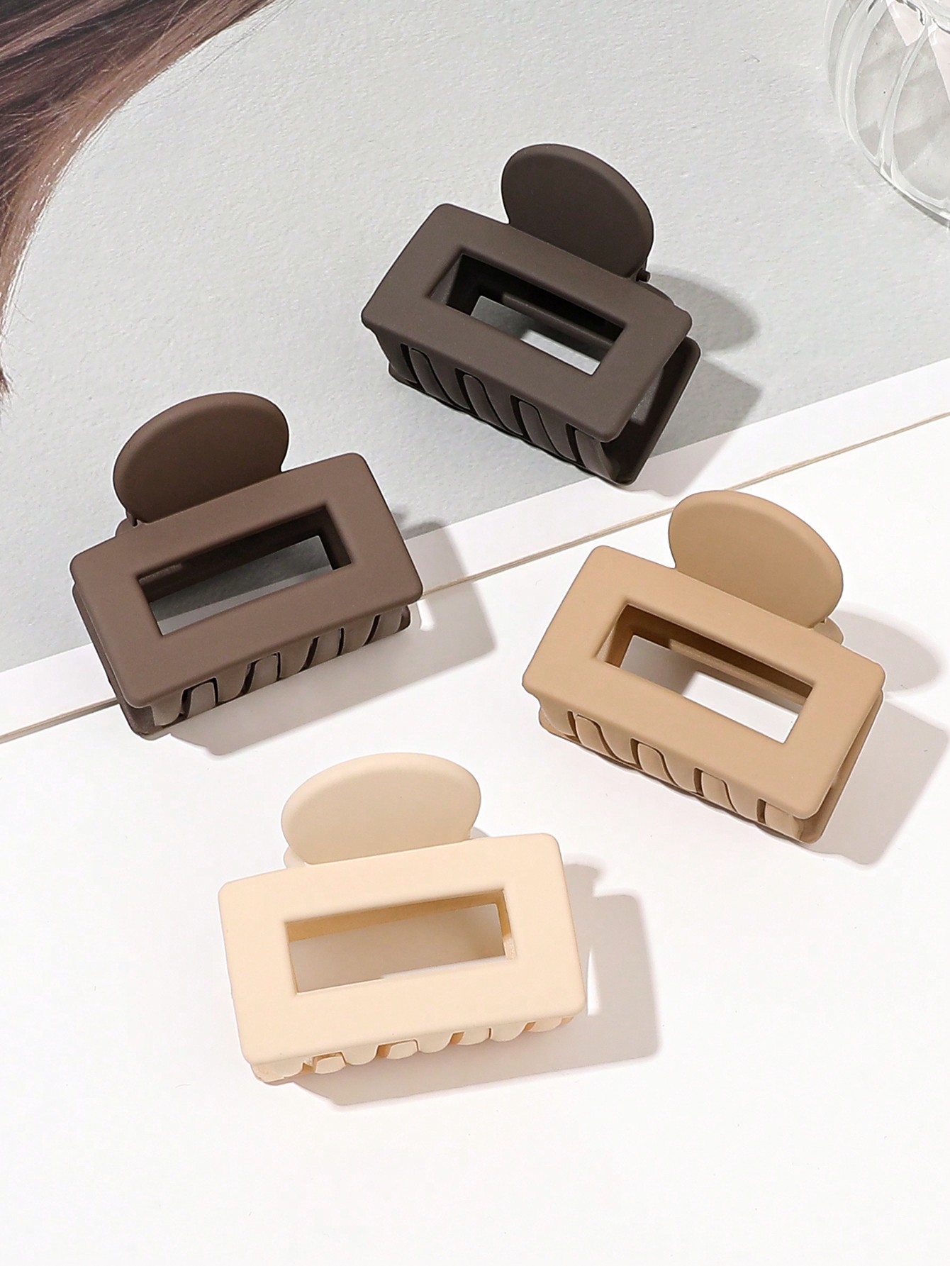 4Pcs Matte Hair Claw Clips for - Hair Care Gift Set recension och pris