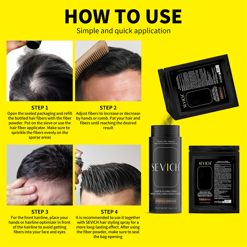 100g Hair Building Fibers Kera - Hair Care Frizzy Hair recension och pris