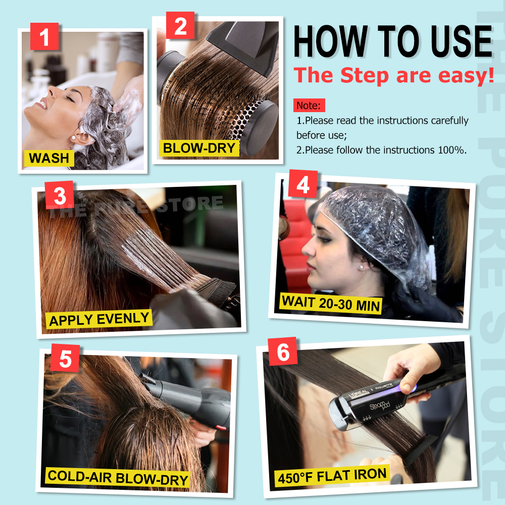 PURC 12% Keratin Smoothing Hai - Hair Care Frizzy Hair recension och pris