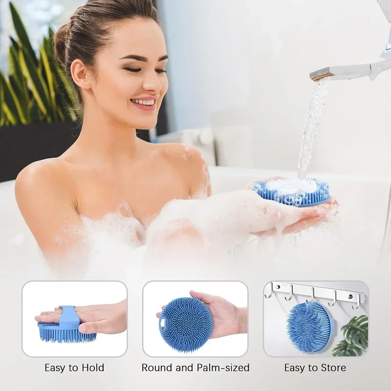 Silicone Body Scrubber, Shower - Scalp Scrub Exfoliant recension och pris