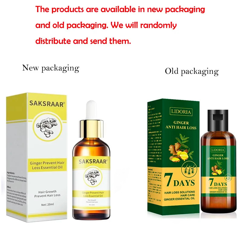 Ginger Hair Growth Products Fa - Hair Care Essential Oil Atomizing recension och pris
