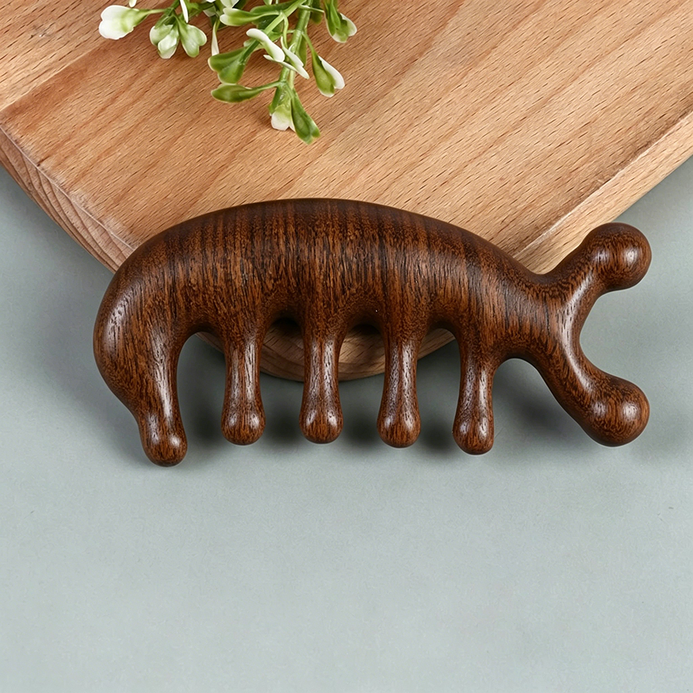 Sandalwood Massage Comb Head M - Hair Care Vegan recension och pris