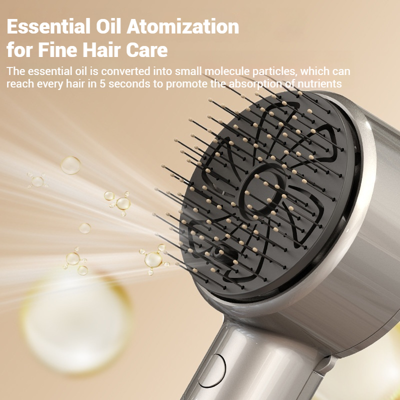 Electric Scalp Massage Comb Es - Hair Care Essential Oil Atomizing recension och pris