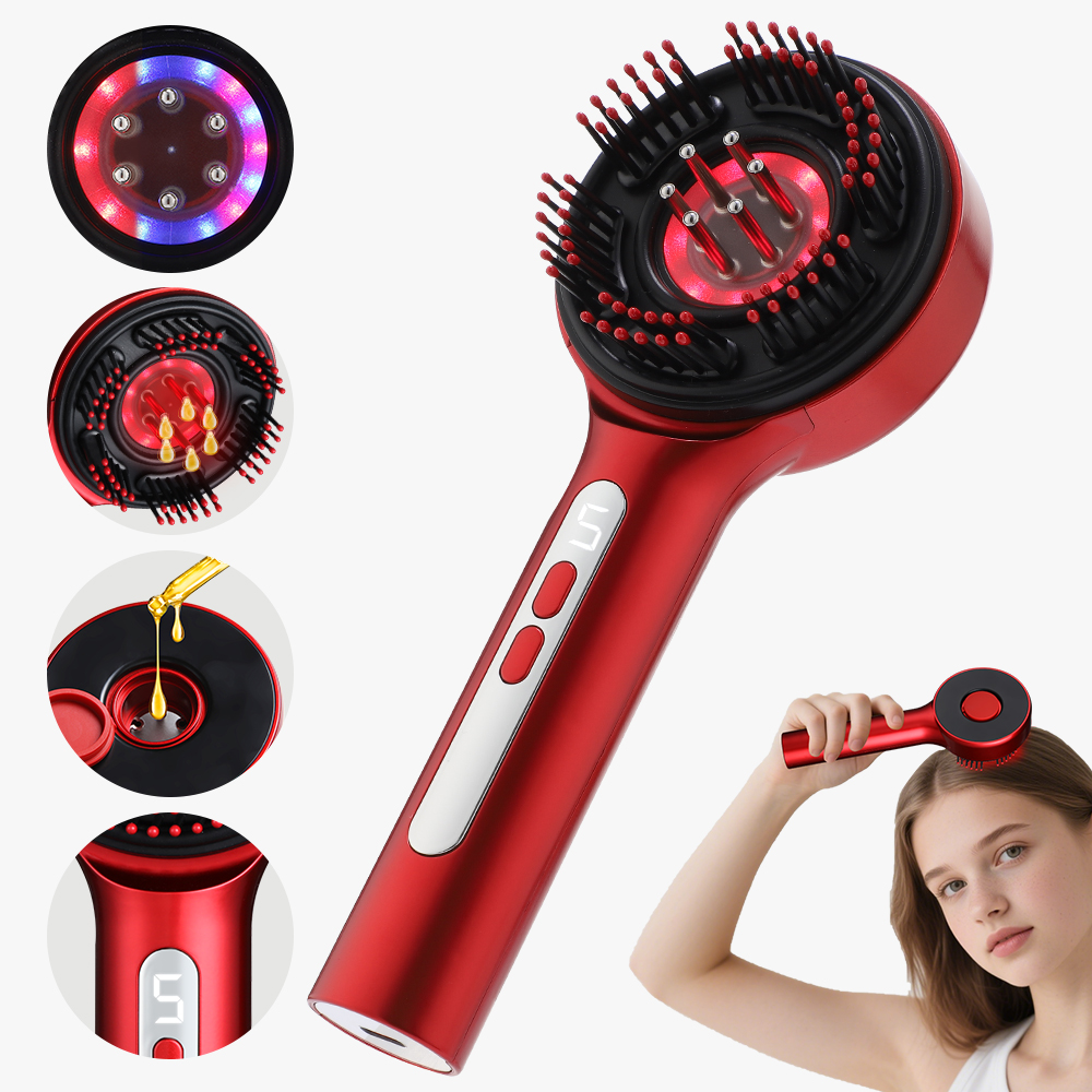 New Electric Head Massage Comb - Hair Growth Serum Oil recension och pris