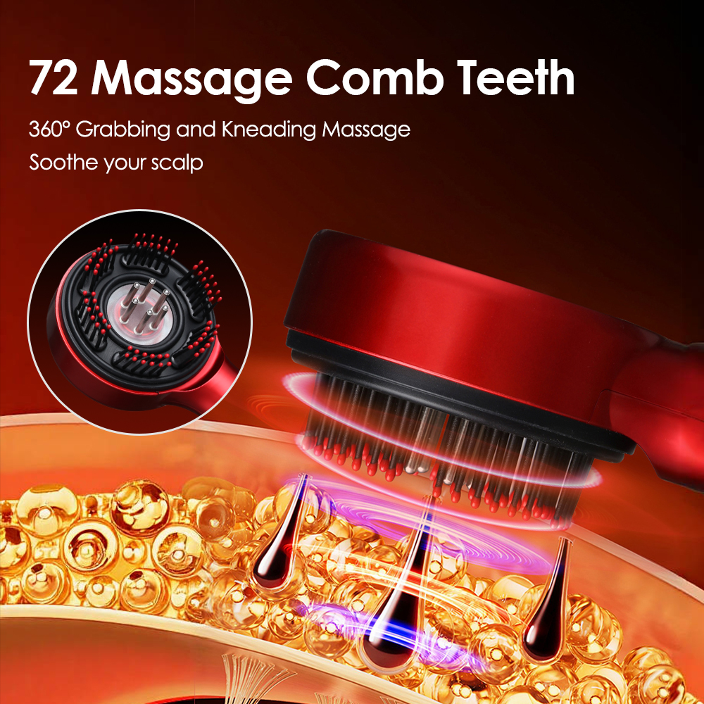 New Electric Head Massage Comb - Hair Growth Serum Oil recension och pris